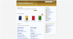 Desktop Screenshot of bokanmeldelse.com