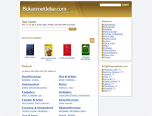 Tablet Screenshot of bokanmeldelse.com